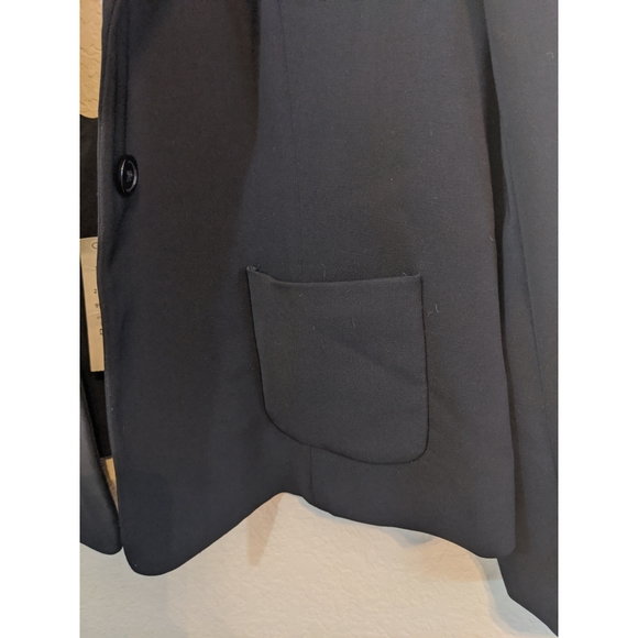 Vintage Back Cutout Cache Black Blazer NWT - Picture 2 of 8